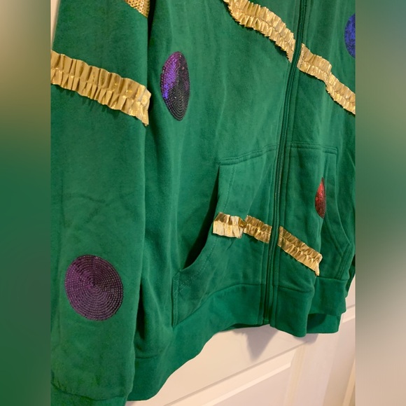 NWT Target Christmas Tree Zip Jacket Men’s Size Medium - Picture 4 of 11